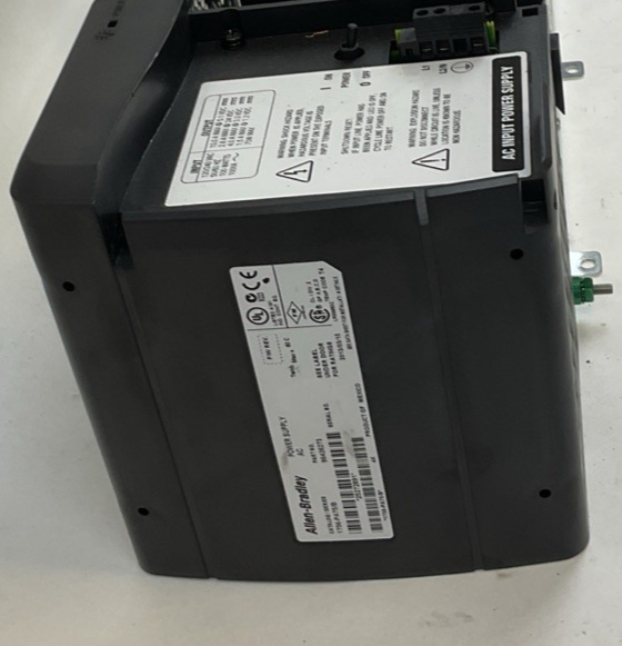 ALLEN BRADLEY 1756-PA75/B POWER SUPPLY *NO COVER*W/ 1756-A10 10 SLOT RACK