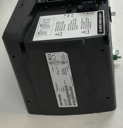 ALLEN BRADLEY 1756-PA75/B POWER SUPPLY *NO COVER*W/ 1756-A10 10 SLOT RACK