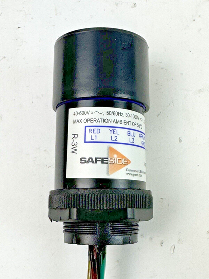 SAFESIDE - R-3W - VOLTAGE INDICATOR - 40-600V, 50/60Hz, 1.2 W - E256847