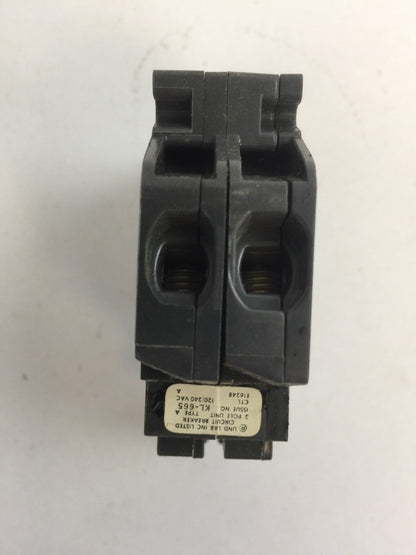 AMERICAN SWITCH A-240 CIRCUIT BREAKER 40/40A 2P 120/240VAC TYPE A 1267-46314