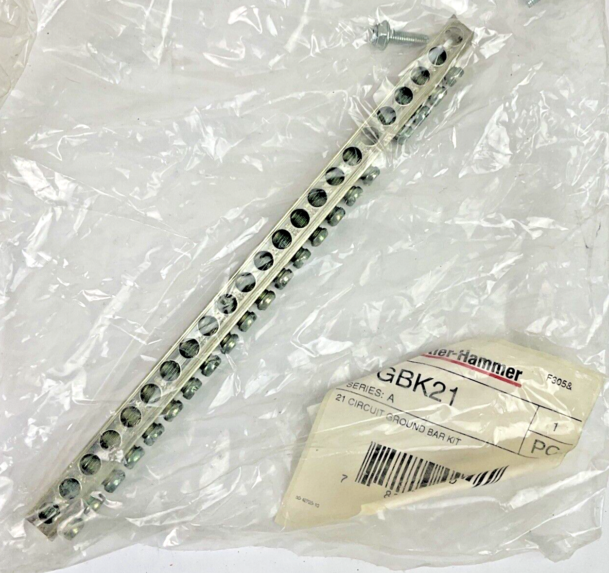 CUTLER HAMMER GBK21 SER.A 21 CIRCUIT GROUND BAR ***LOTOF3***