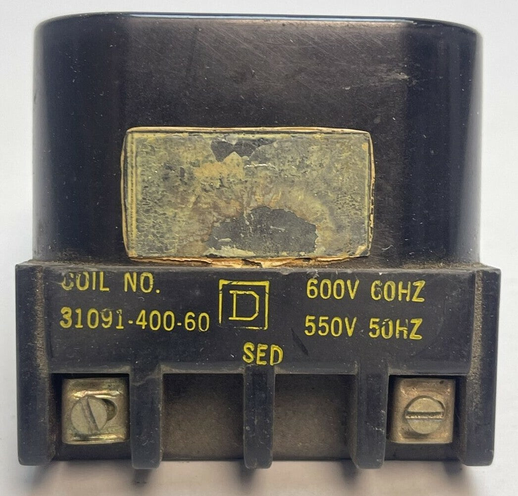 SQUARE D 31091-400-60 COIL 600V 60HZ 550V 50HZ