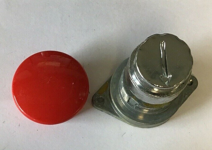 GENERAL ELECTRIC CR2940UK202C PUSHBUTTON RED MUSHROOM HEAD