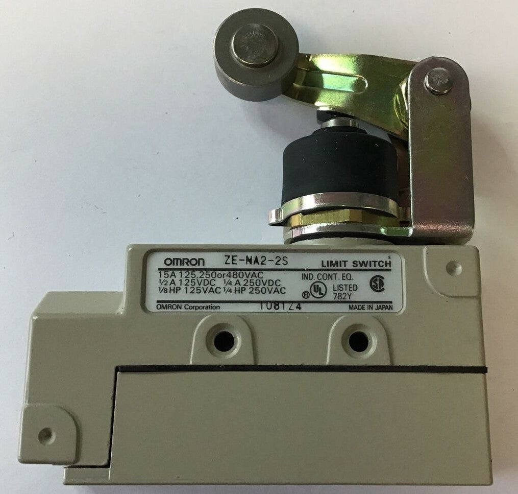 OMRON ZE-NA2-2S LIMIT SWITCH 15A 125,250,OR 480VAC
