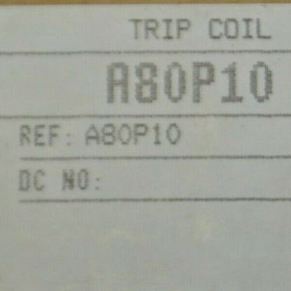 TELEMECANIQUE A80P10 - TRIP COIL for A80 - NEW SURPLUS in FACTORY BOX