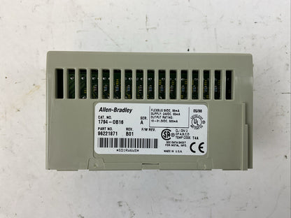ALLEN BRADLEY 1794-OB16 SER A REV B01 OUTPUT MODULE