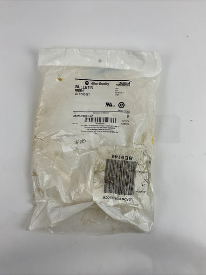 ALLEN BRADLEY 889N-R3HFC-6F QD CORDSET 3PIN 6FT. MINI RIGHT ANGLE SER.B