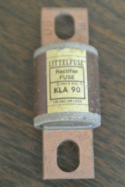 LITTELFUSE KLA90 RECTIFIER FUSE / 90A / 130V / NEW SURPLUS / KLA-90