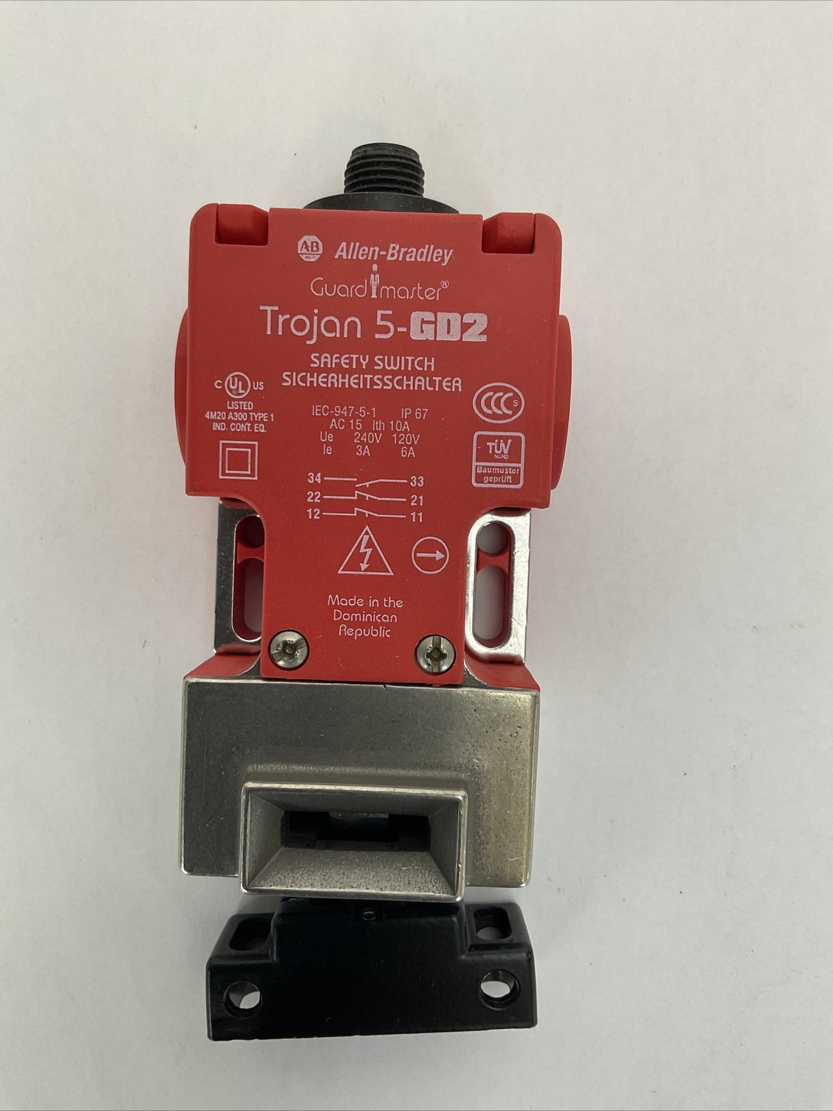 ALLEN BRADLEY 440K-T11368 GUARD MASTER SER B SAFETY INTERLOCK SWITCH