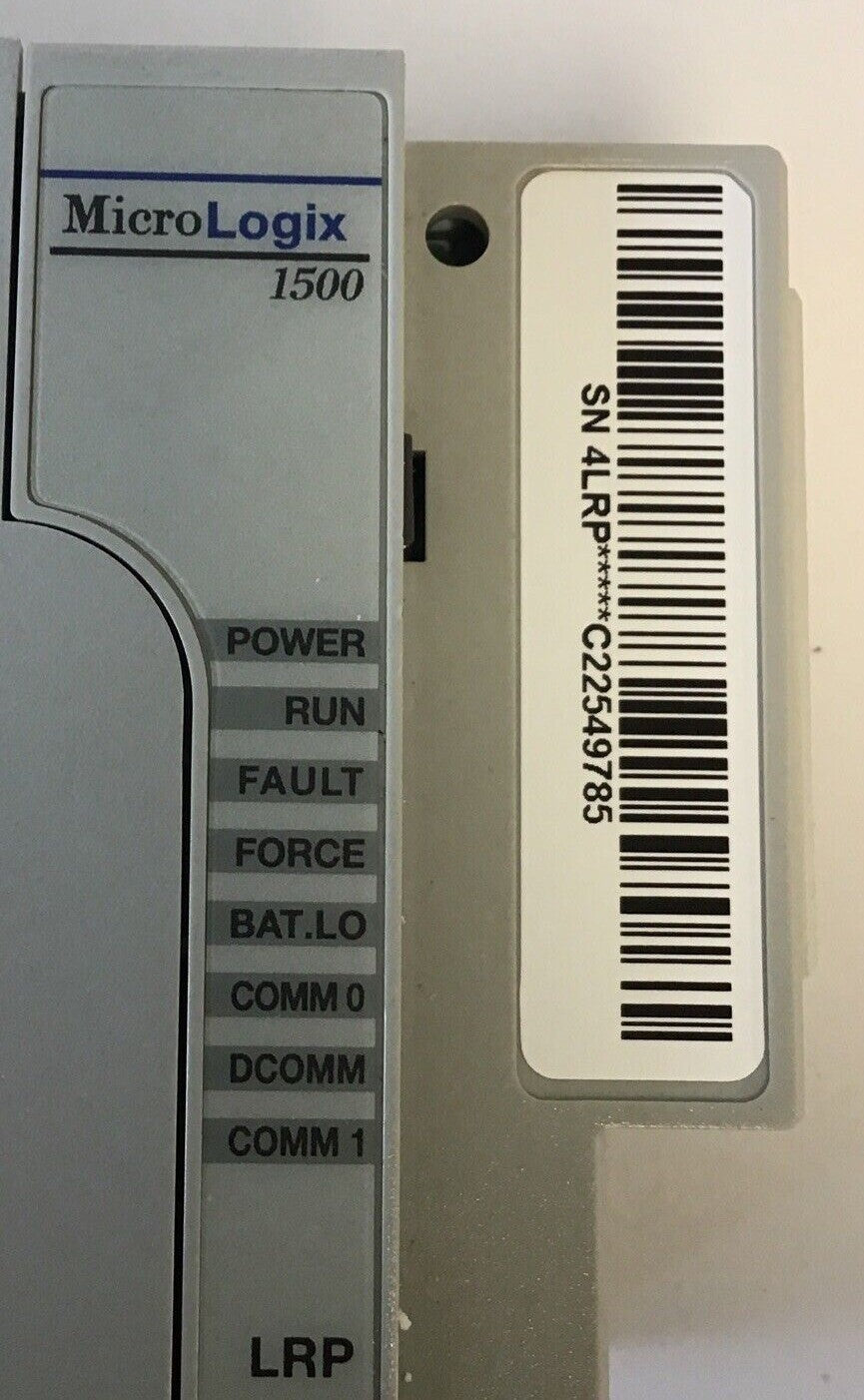 ALLEN BRADLEY 1764-LRP PROCESSOR SER.C FW12 5VDC MICROLOGIX 1500