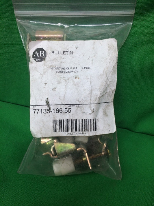 *LOT OF 4* ALLEN BRADLEY 77135-166-55 MOUNTING CLIPS 7713516655
