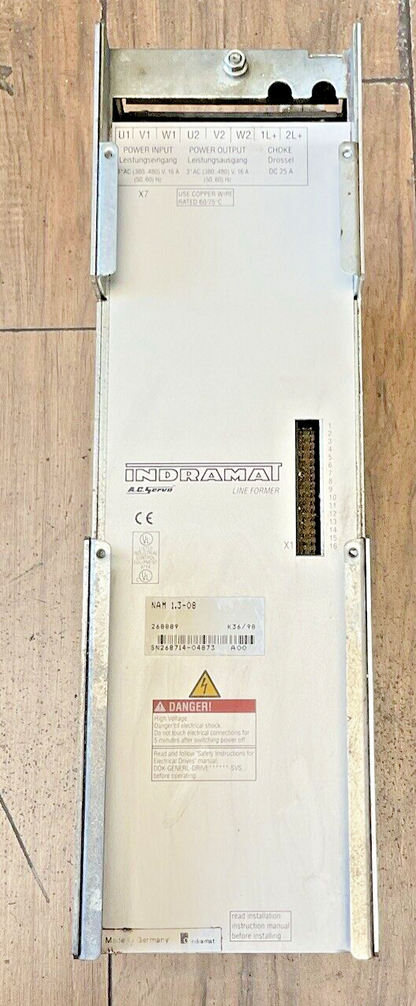 IINDRAMAT NAM 1.3-08 AC SERVO LINE FORMER