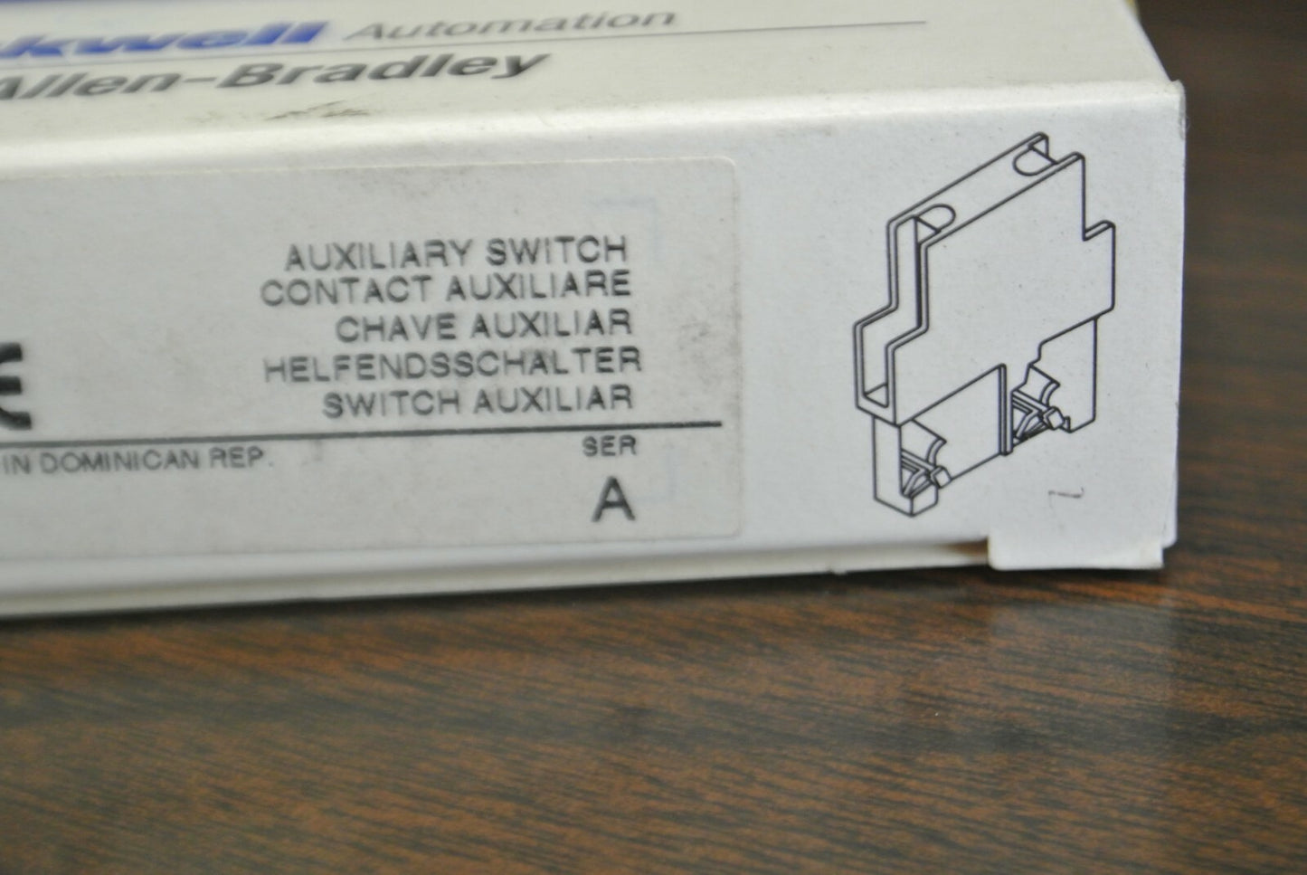 LOT of 2 / ALLEN-BRADLEY 195-BA10 AUXILIARY SWITCH / AUX. CONTACT / NEW SURPLUS