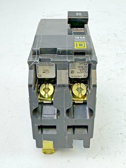 SQUARE D QO230 CIRCUIT BREAKER 2POLE 240VAC 30A 10kA
