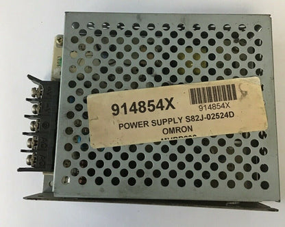 Omron S82J-02524D DC Power Supply 24 VDC 1.1A (BROKEN PLASTIC)