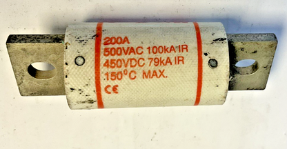 FERRAZ SHAWMUT/ GOULD A50P200 FUSE TYPE4 FORM101 200A 500VAC ***LOTOF4***