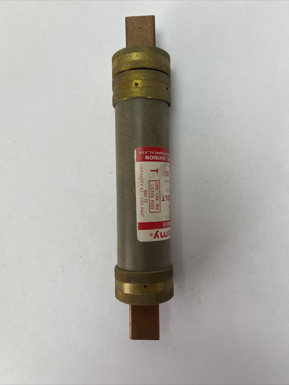 FPE ERS80 RENEWABLE ECONOMY FUSE 80AMP 600VAC FEDERAL PACIFIC ELECTRIC