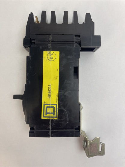 SQUARE D FH16020A CIRCUIT BREAKER 20AMP 277VAC 125VDC 1POLE