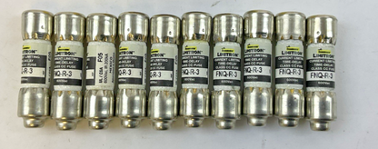 EATON BUSSMANN LIMITRON FNQ-R-3 TIME-DELAY FUSE 3A 600V LOT OF 10