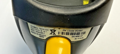 SYMBOL LS2208-SR20007 SCANNER 5VDC 0.2A USB