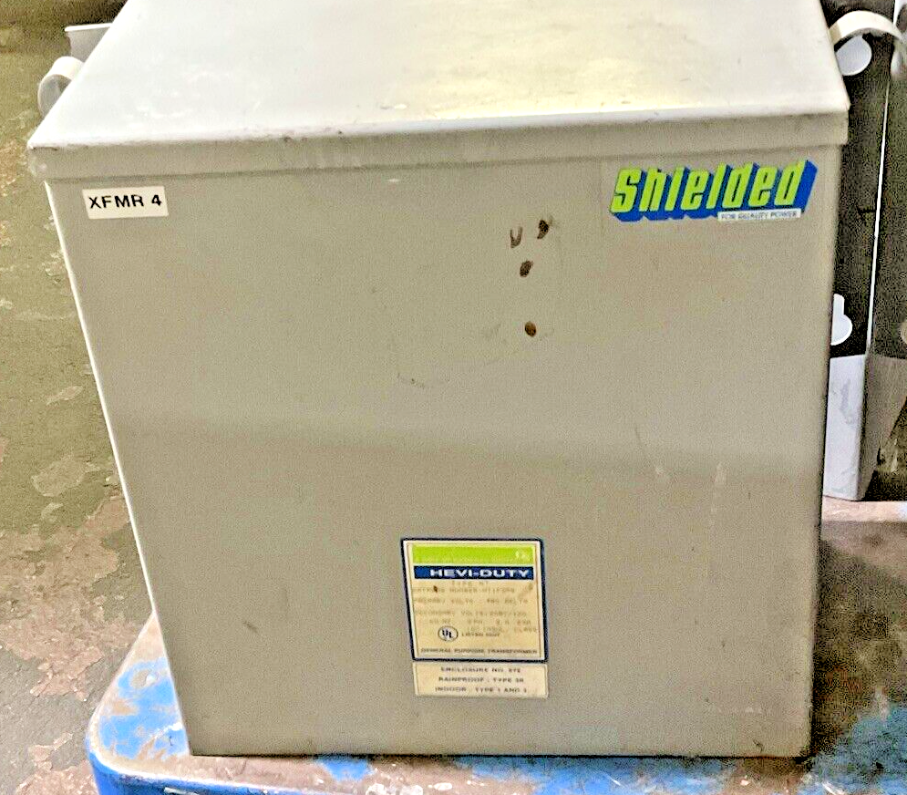 HEVI-DUTY HT1F3AS TRANSFORMER 480 DELTA 3PH 3 KVA 60HZ