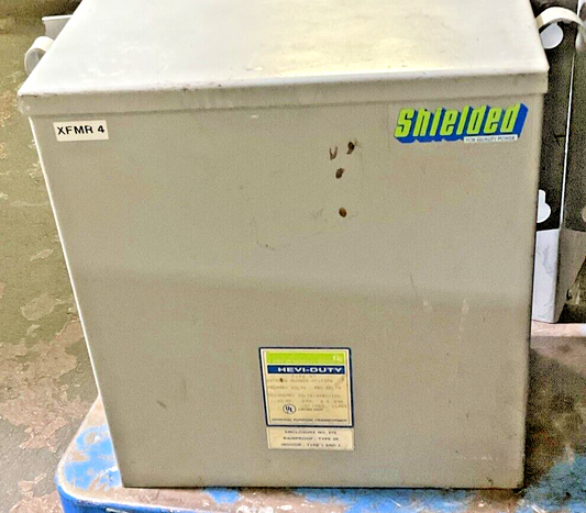 HEVI-DUTY HT1F3AS TRANSFORMER 480 DELTA 3PH 3 KVA 60HZ
