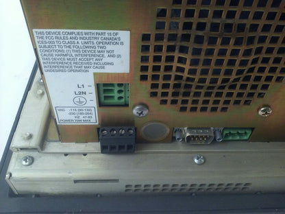 ALLEN BRADLEY 2711E-T10C6 SER. D REV. A  PANELVIEW 1000E TERMINAL FRN 5.14