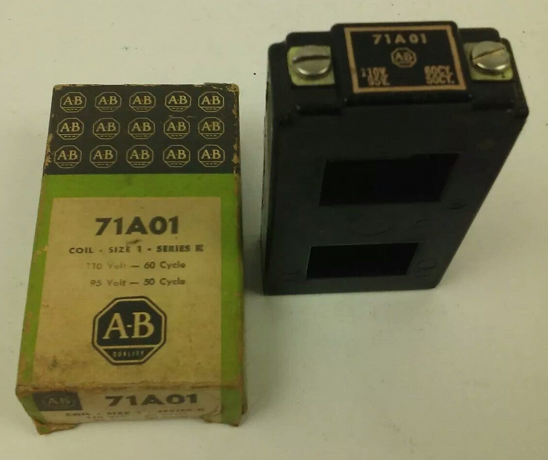 ALLEN BRADLEY 71A01 SER. K, COIL, 110V @ 60HZ, 95V @ 50HZ, SIZE 1, NEW OTHER