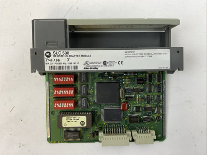 ALLEN BRADLEY 1747-ASB SER A REMOTE I/O ADAPTER MODULE