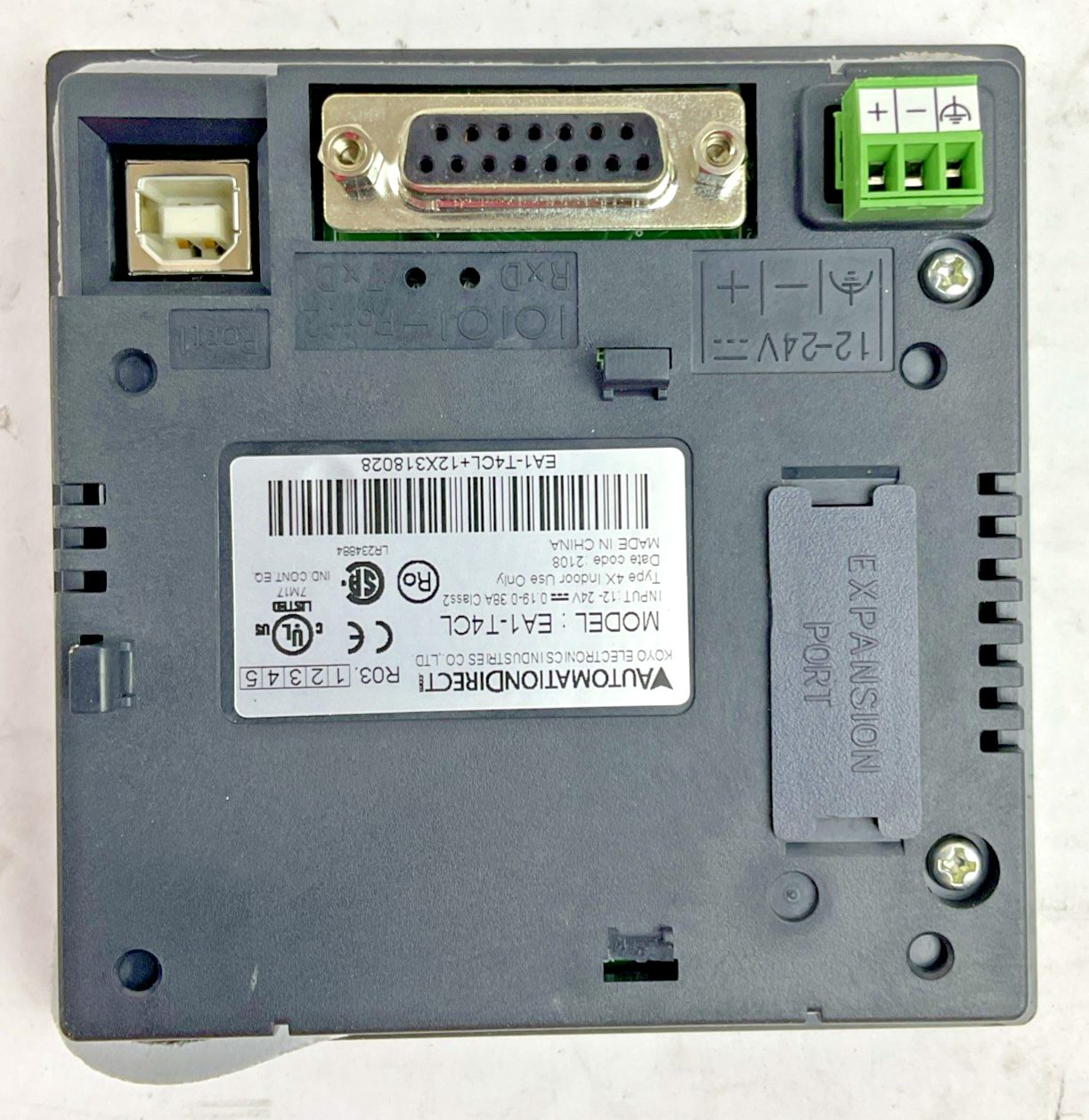 AUTOMATION DIRECT EA1-T4CL TERMINAL TOUCH SCREEN 24VDC