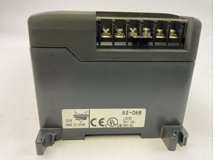 DIRECT 205 LOGIC KOYO D2-06B POWER SUPPLY 110/220VAC 6 SLOT RACK OUTPUT 24VDC