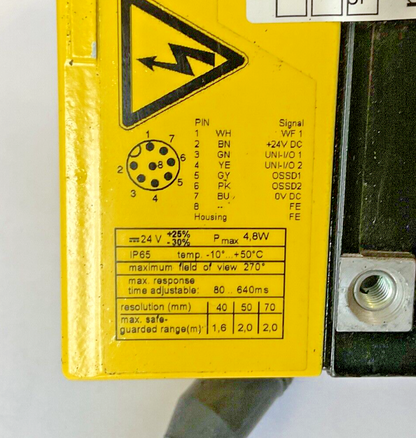 ALLEN BRADLEY 442L-SFZNMN GUARDMASTER SAFE ZONE MINI SAFETY LASER SCANNER