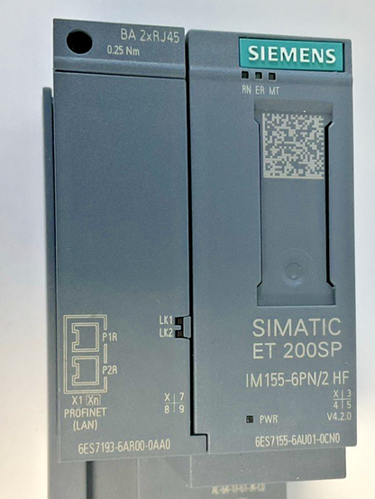 SIEMENS 6ES7 155-6AU01-0CN0 INTERFACE MODULE 24VDC