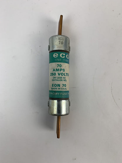 EON70 Economy Fuse Division 70A 250V Fuse "Lot of 6"