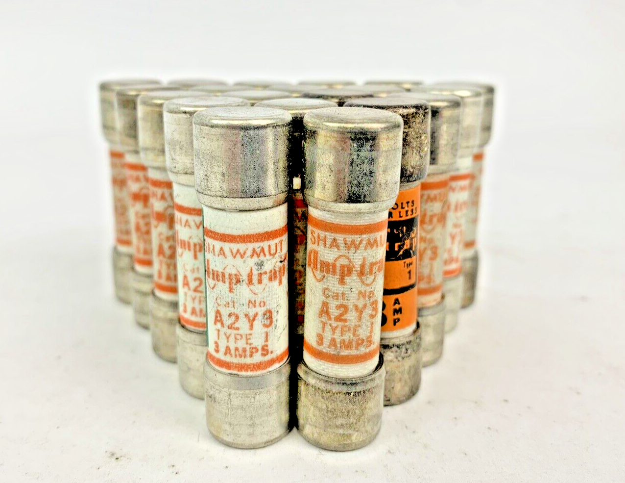 Gould Shawmut Amp-trap A2Y3 3A 250V Fuse "Lot of 20"