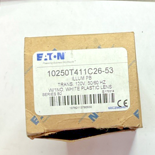 EATON 10250T411C26-53 PUSHBUTTON WHITE 120V 50/60HZ  SER.B2