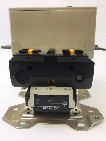 TELEMECANIQUE SQUARE D LC1F330 CONTACTOR 370A 600VAC 250HP LX9FJ910