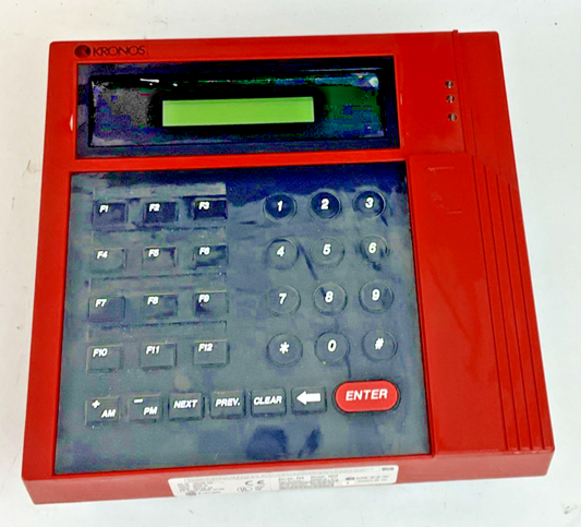 KRONOS 8600615-011 TIME CLOCK SER.400 MODEL 480F 120/230VAC 60/50HZ 150A 100MA