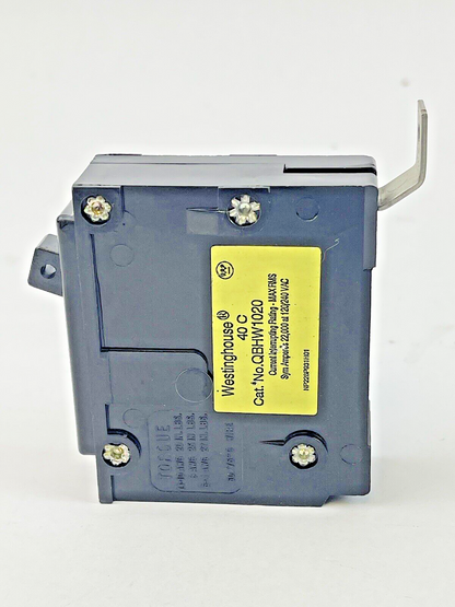 CUTLER-HAMMER WESTINGHOUSE *LOT OF 10* QBHW1020 -20A/1 POLE/240 VAC/QUICKLAG