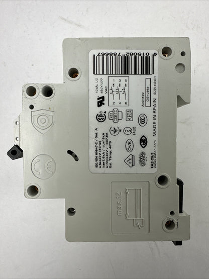 EATON XEFFECT FAZ-C5/3 CIRCUIT BREAKER 408Y/277VAC 5A 3POLE