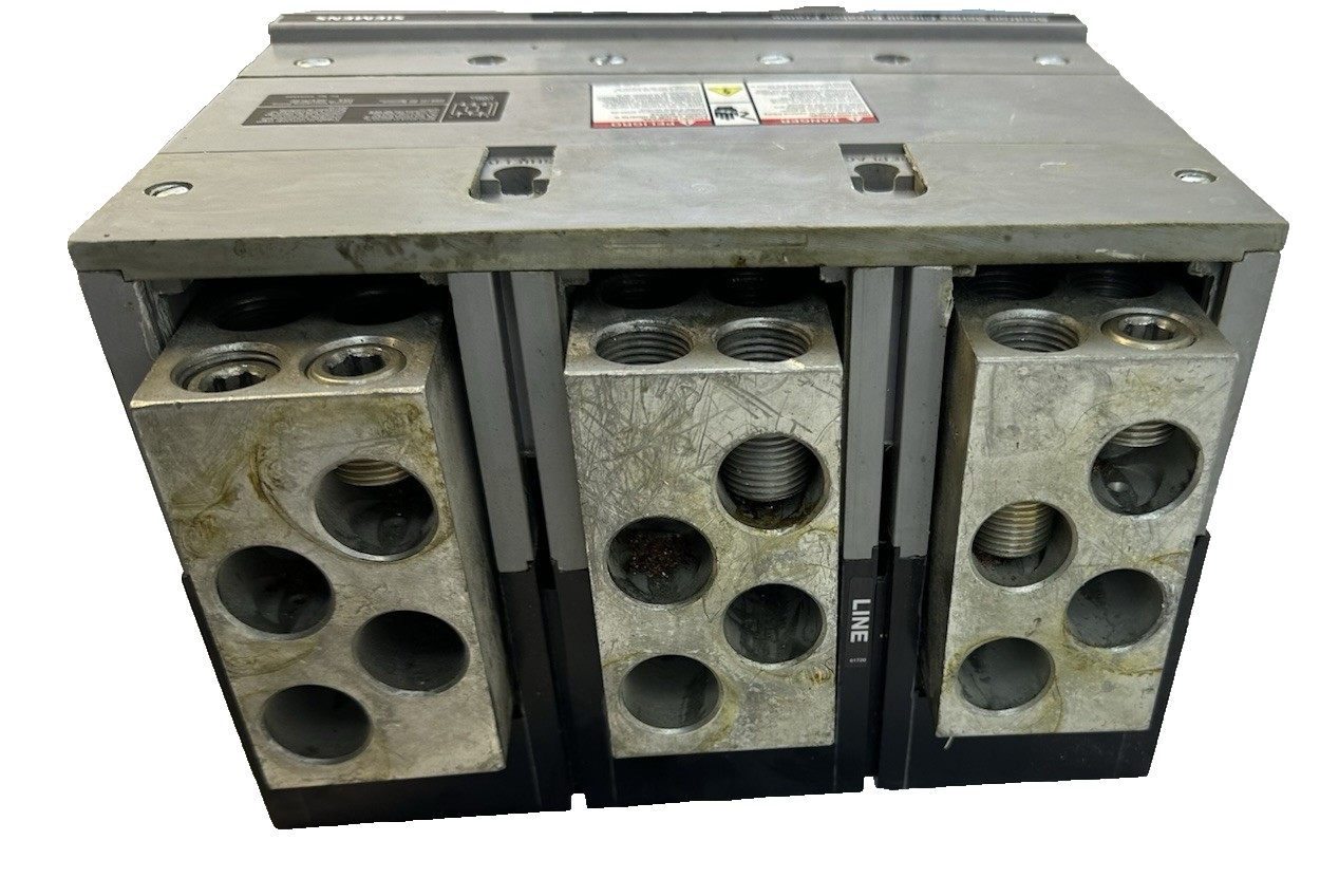 SENTRON SERIES ITE ND63F120 CIRCUIT BREAKER 1200AMP 600VAC 3P 1000AMP TRIP UNIT