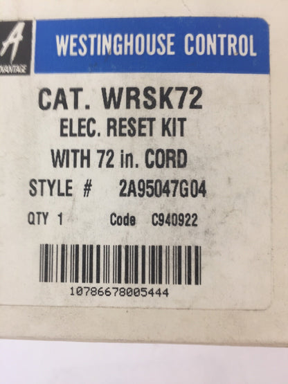WESTINGHOUSE WRSK72 ELECT. RESET KIT WITH 72 IN. CORD