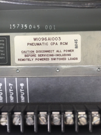 HONEYWELL W1096A1003 PNEUMATIC CPA RCM  15710256-001 15710255-001