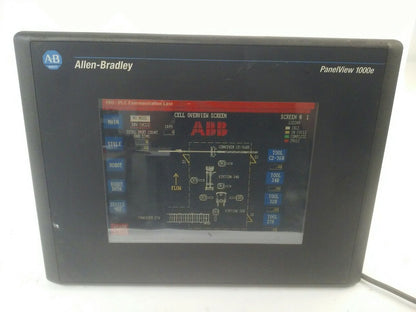 ALLEN BRADLEY 2711E-T10C6 SER. D REV. A  PANELVIEW 1000E TERMINAL FRN 5.14