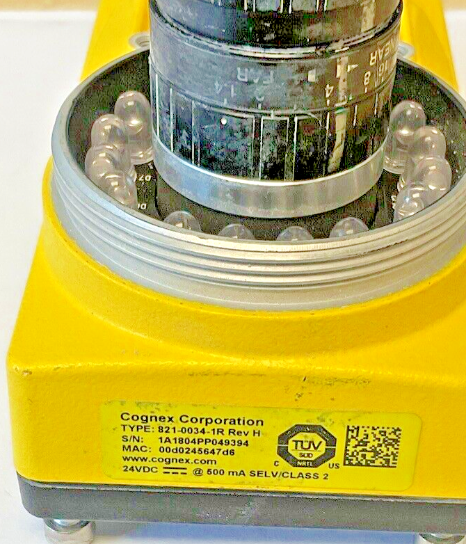 COGNEX IS5100-01 INDUSTRIAL VISION CAMERA 825-0207-1R 821-0034-1R