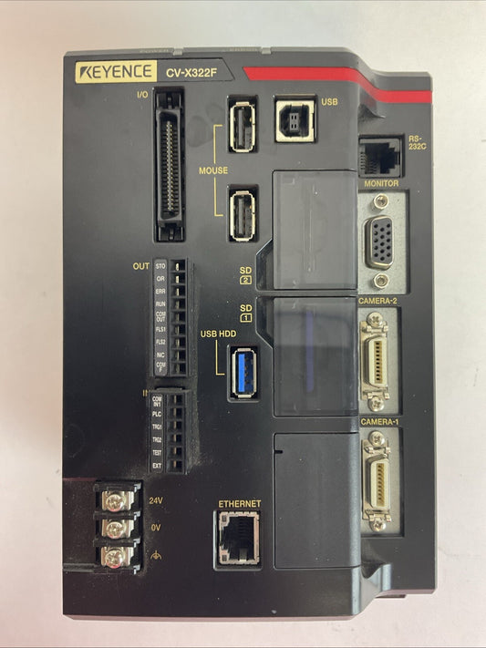 KEYENCE CV-X322F VISION CONTROL SYSTEM
