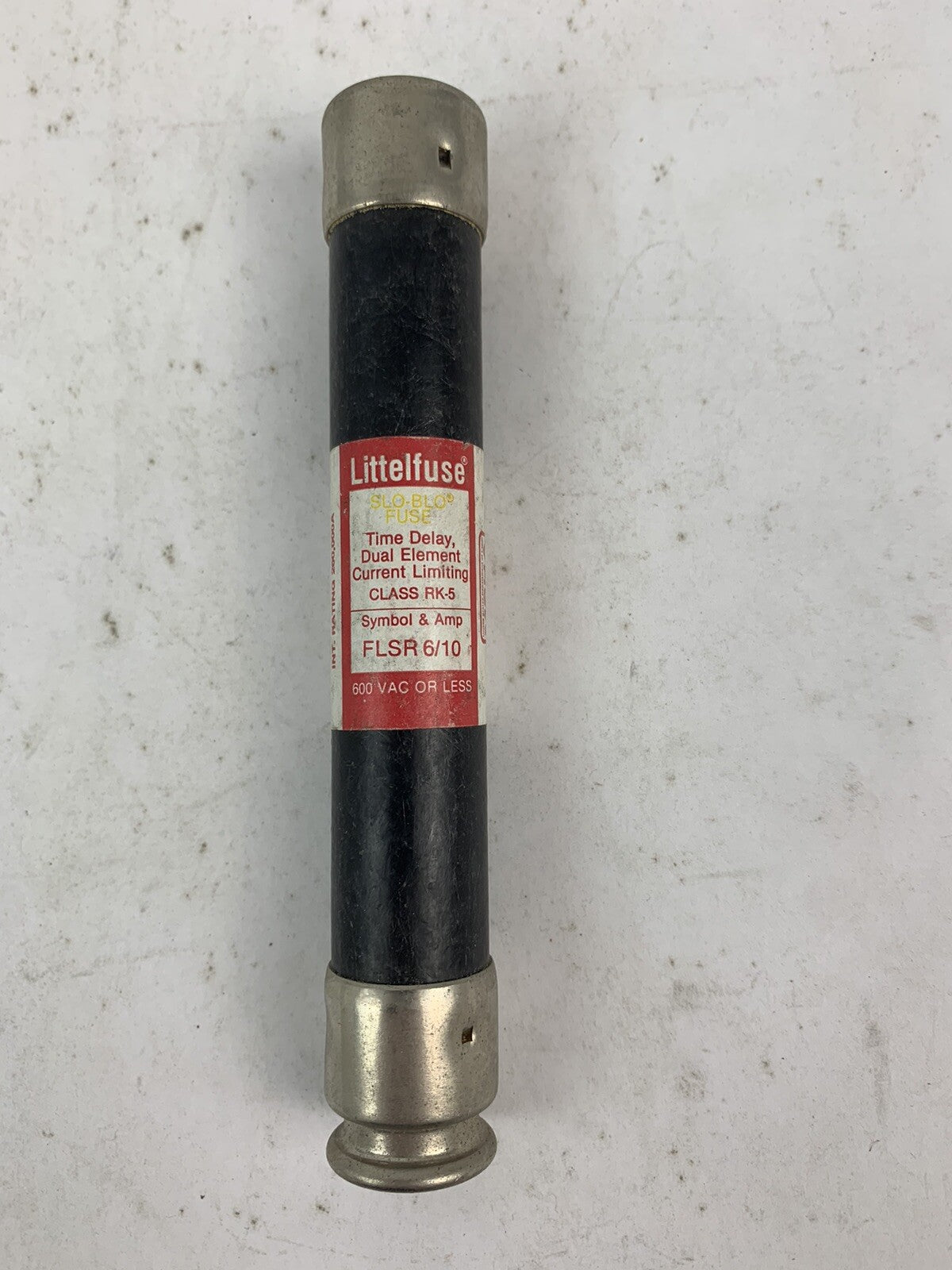 Littlelfuse Slo-Blo Time-Delay Dual Element FLSR6/10 6/10A 600V Fuse "Lot of 10"