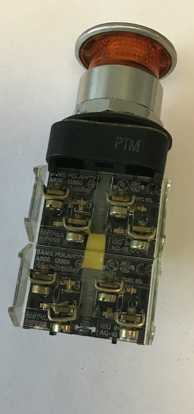 ALLEN BRADLEY 800T-QB24  PUSH BUTTON 24VAC/DC SERIES T