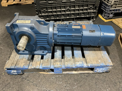 SEW-EURODRIVE K97 DRE132M4BE11HR/AV1H GEAR MOTOR HZ 60 rpm 1755 V266/460Y
