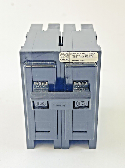 WESTINGHOUSE **BOX OF 12** - QPHW2015 - 15A/2 POLE/240 VAC/QUICKLAG/TYPE P - NEW
